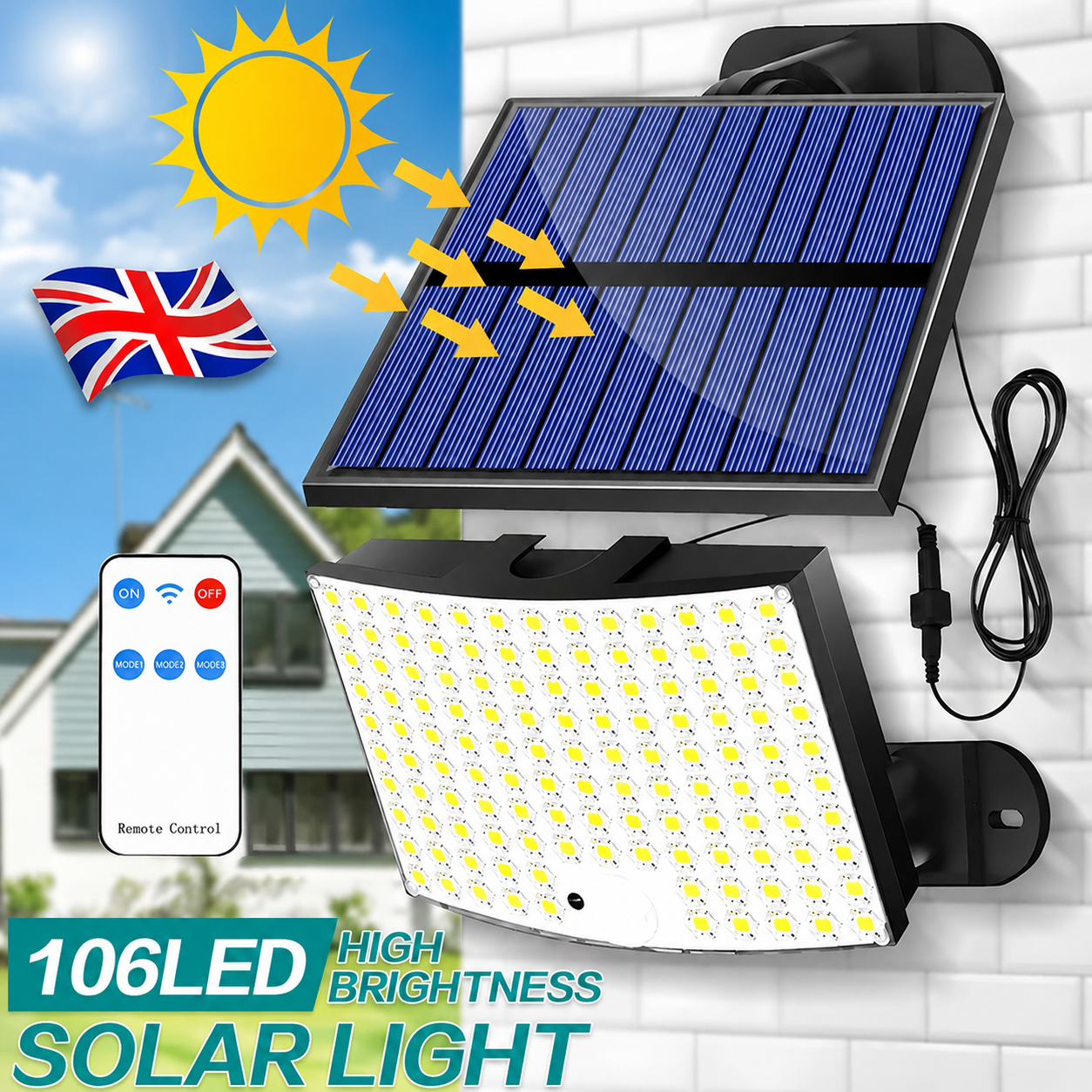 Split Solar Floodlight